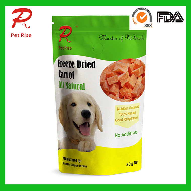 Pet Rise Freeze Dried Carrot as Dog Snacks